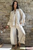 Santos Cotton Zahra Embroidered Smock Stone /10=